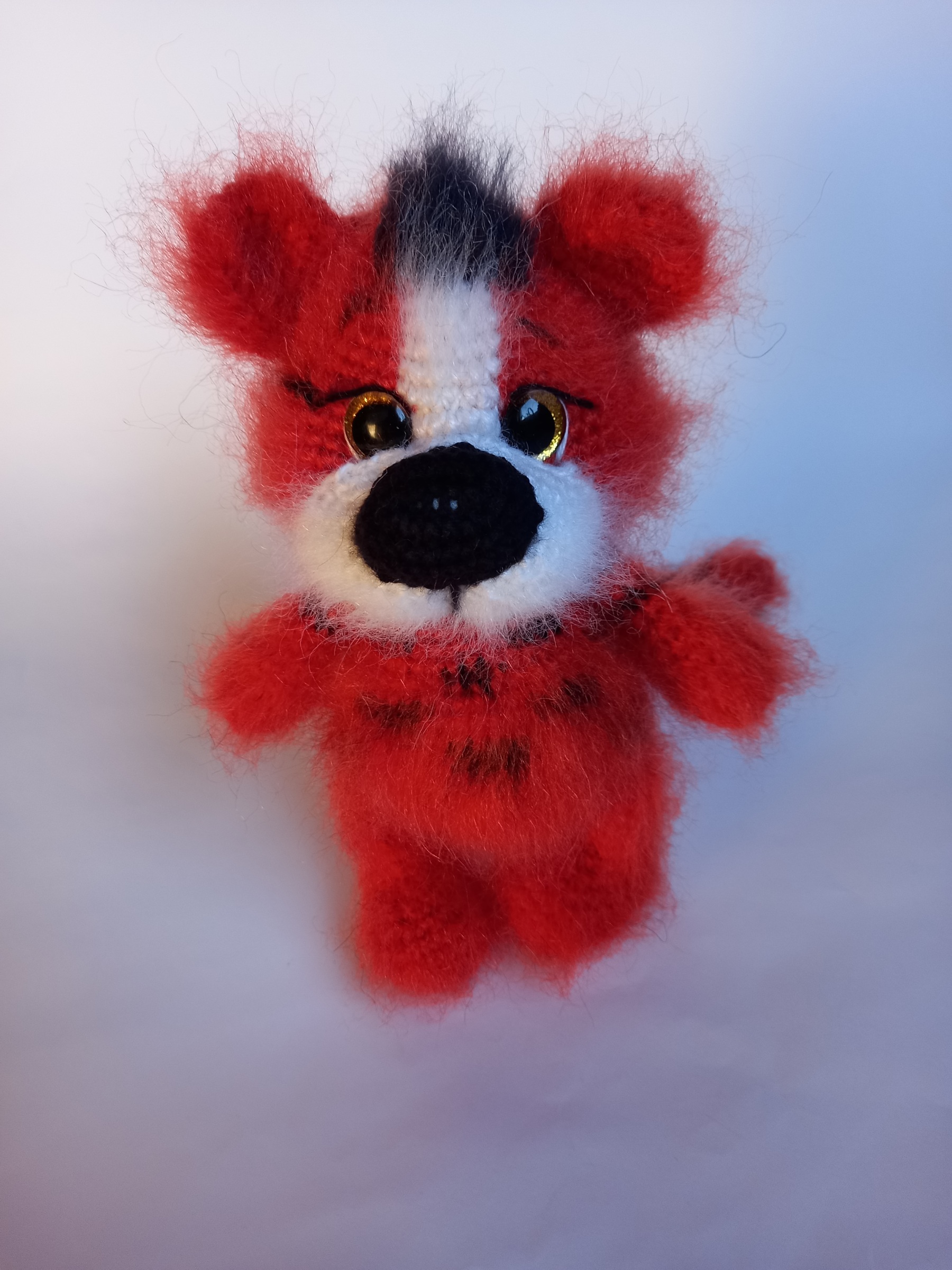 Rankų darbo Interjerinis Mocherinis Tigriukas